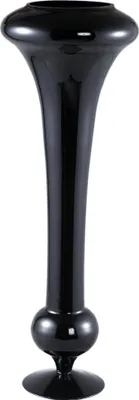 Produktbild von PTMD - Keighla Vase - Schwarz - 29,5 x 29,5 x 81,5 cm