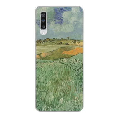 Produktbild von MuchoWow® Handyhülle Schutzhülle Hülle für Samsung Galaxy A70 In der Nähe von Auvers - Vincent van Gogh Silikon Softcase Handy Hülle - Schutzhaube