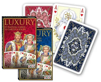 Zdjęcie produktu dla Piatnik Karty Luxury Klasyczna talia 55 kart
