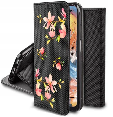 Immagine prodotto di Custodia per Samsung Galaxy M13 con magneti e motivi decorativi + vetro