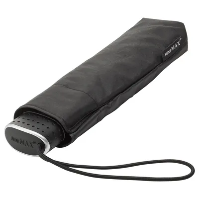 Produktbild von IMPLIVA LGF-214, Kompakt, Regenschirm, Hexagonal, Schwarz, Metall, Polyester
