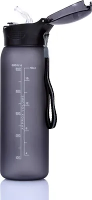 Produktbild von Casno Colorado 600 ml Wasserflasche Grau