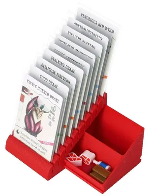 Produktbild von Kartenhalter für Schwingenschlag – 9 Drachenkarten + Tokenfach