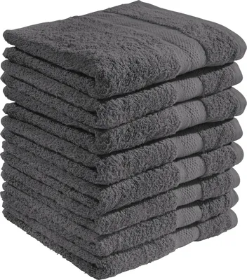 Produktbild von REDBEST Duschtuch Chicago" 8er-Pack anthrazit 70x140 cm"