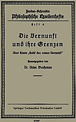 Zdjęcie produktu dla Die Vernunft und ihre Grenzen