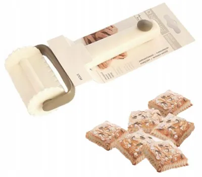 Produktbild von Elhandel Teigroller mit Ausstecher für Kekse und Ravioli