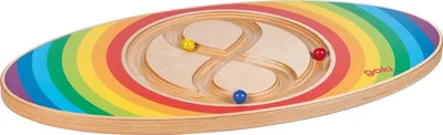 Produktbild von Goki Balance Board Holzspielzeug - Motorikspiel für Kinder