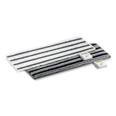 Image de KARCHER - Kit de 2 embouts abrasifs en microfibre pour brosse de sol EasyFix (1 abrasif, 1 très abrasif)