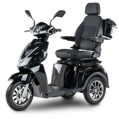 Obrázek produktu pro Elektrický skútr pro seniory BILI BIKE SHINO G4 GEL s homologací, tříkolka, TRIKE, 1000 W, 60V 20Ah, 25 km/h, černý