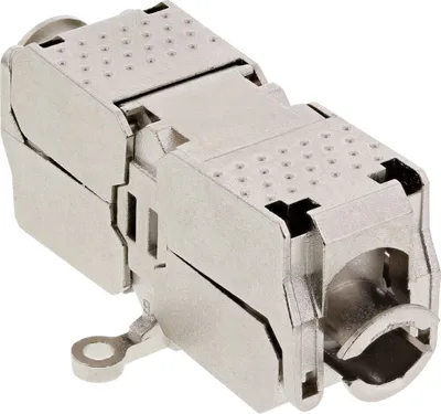 Produktbild von InLine Kabelverbinder Cat.6A, mit LSA-Technik, geschirmt, 31 mm, 52 mm, 25 mm, 37 g, 65 mm, 13 mm