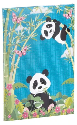 Produktbild von RÖSSLER Briefpapier Panda 10 Blatt/10 Briefumschläge