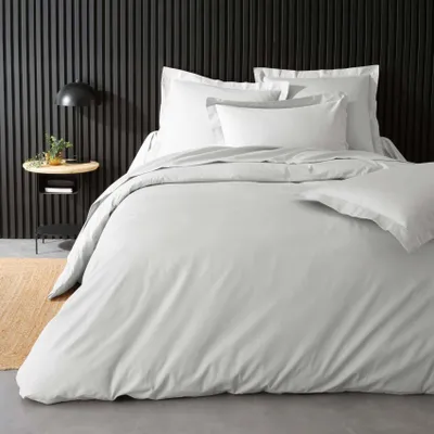 Image de Housse de couette - Douceur d'Intérieur - Percale - Coton - 260x240cm - Blanc