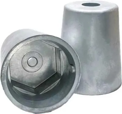 Produktbild von Plastimo Sechseckige Zink-wurzelanode 40 Mm Silber  Silber One Size