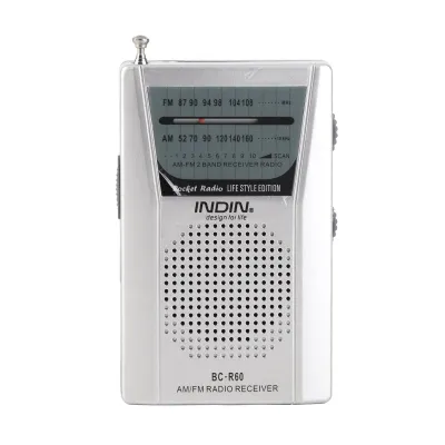 Image de Mini-radio, fonctionnant sur piles, lecteur radio AM/FM portable multifonctions pour les seniors