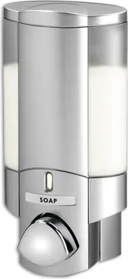 Produktbild von 66134 Aviva I Seifenspender & Hygienespender - silber matt - Wandmontage