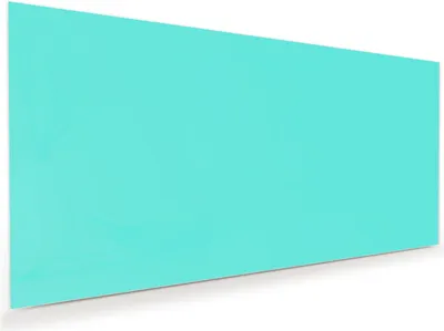 Produktbild von Glasbild 110x55cm in XXL für Wohnzimmer, Schlafzimmer Motiv Mintblauer Hintergrund