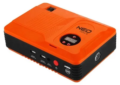 Immagine prodotto di NEO TOOLS Dispositivo di avviamento "Jumpstarter", power bank - 14Ah, compressore 3,5BAR, torcia