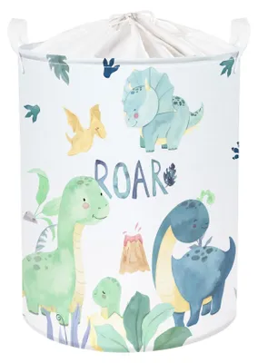 Produktbild von Omgoods – Wäschekorb mit Deckel in Form eines Dinosauriers, 45 Liter, für Kinder