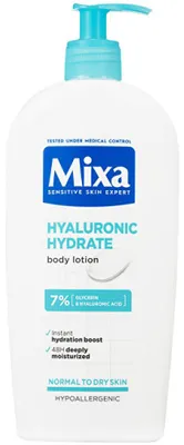 Produktbild von Mixa Hyalurogel intensive feuchtigkeitsspendende Körperlotion 400ml