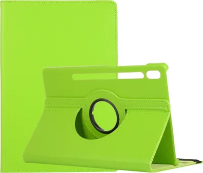 Produktbild von Mobigear DuoStand Samsung Galaxy Tab S9 Hülle Drehbare Klapphülle - Grün