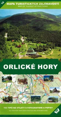 Productafbeelding van Orlické-Gebirge, schaal 1:80.000. Kaart van bezienswaardigheden. Wandelgids