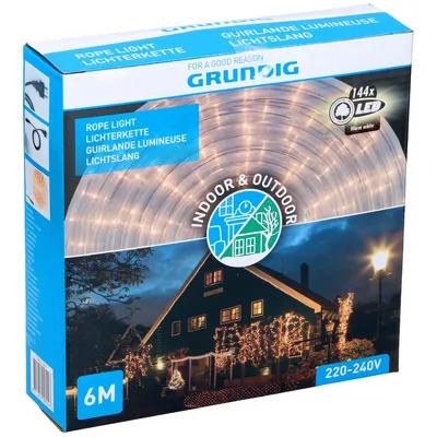 Immagine prodotto di Grundig luci fiabesche a corda 144 LED per uso interno ed esterno