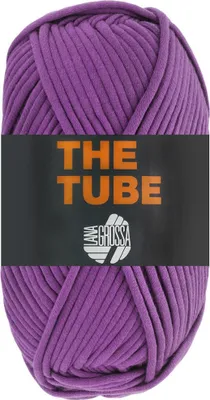 Produktbild von Lana Grossa THE TUBE 200 g gefülltes Schlauchgarn (Ø ca. 4-5 mm), Farbe:020 - Viola