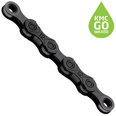 Produktbild von KMC Kette X12 12-fach, 126 Glieder, Missing Link, 1/2"x11/128", schwarz