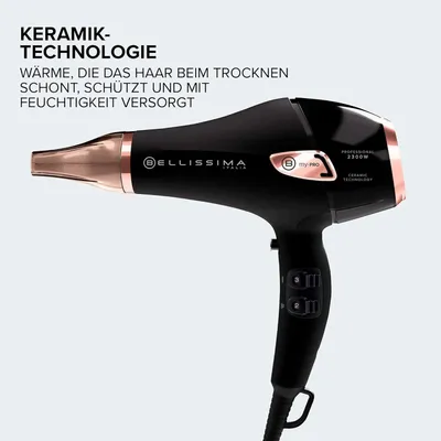 Produktbild von Haartrockner Keramiktechnologie, 2300,00 W, Keramiktechnologie Arganöl Leistung 2300 W 3 Temperaturen Ionisator