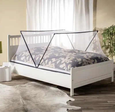 Produktbild von Windhager IS Falt-Moskitonetz 180 x 200 cm weiß/anthrazit
