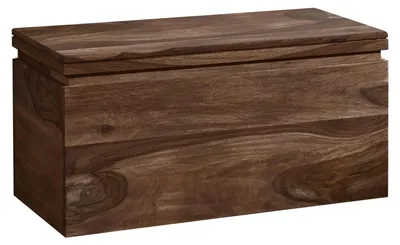 Immagine prodotto di MASSIVMOEBEL24 | TORONTO #116 Cassapanca in legno di sheesham - decapato / smoked cherry 80x40x40