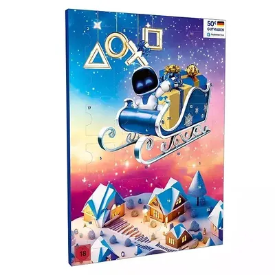 Produktbild von Sony Playstation Adventskalender 2025 PSN 50€ Guthaben + Puzzle