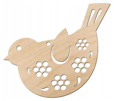 Produktbild von Durchbrochener Vogel aus Holz Nr. 2 Dekor