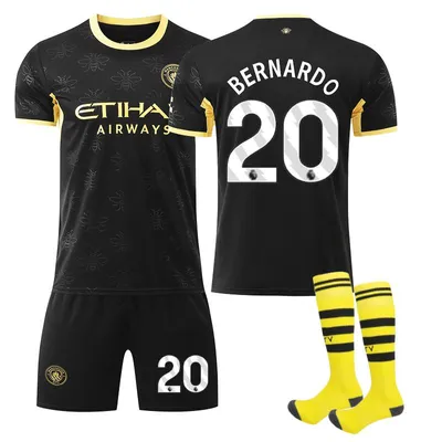 Produktbild von #20 BERNARDO Man City away game,26-27 football jersey for Kids and Adults SIZE:XS