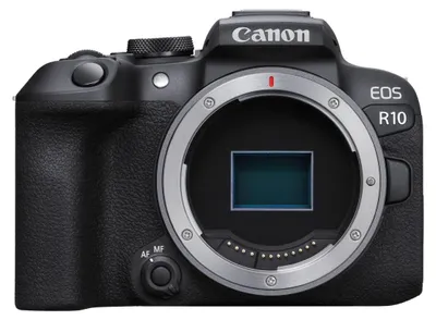 Zdjęcie produktu dla Canon EOS R10, 24,2 MP, 6000 x 4000 px, CMOS, 4K Ultra HD, Ekran dotykowy, Czarny