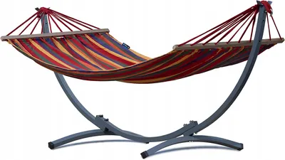 Obrázok produktu pre Potenza Hojdacia sieť s rámom Hojdačka sieť s tyčou 200x120 cm I Rám 200 kg, 250cm