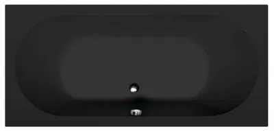 Produktbild von LEVANA Rechteckwanne 170x80x39cm, Schwarz matt