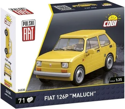 Zdjęcie produktu dla Fiat 126p Maluch model z klocków COBI 71 elementów