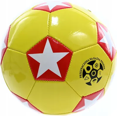 Produktbild von Fußball Gelb Größe 5 für Kinder - Trainingsball Wetterfest & Robust für Garten & Schule