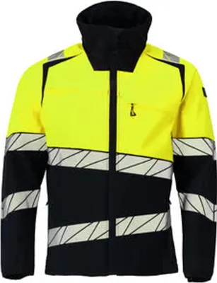 Produktbild von Mascot Softshelljacke 25002-246 Gr. M schwarz/hi-vis gelb