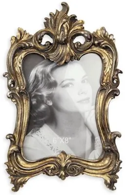 Image de Casa Padrino Cadre photo baroque antique or 20,8 x H. 33 cm - Cadre photo somptueux de style antique - Accessoires de décoration de style baroque