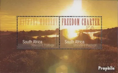 Produktbild von Briefmarken Südafrika 2005 Mi Block105 (kompl.Ausg.) gestempelt Charta der Freiheit