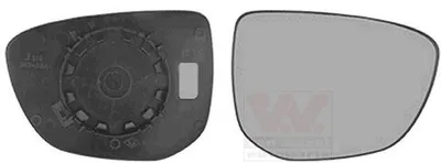 Produktbild von VAN WEZEL Spiegelglas Außenspiegel Rechts für CITROËN C4 CACTUS Konvex 0984832