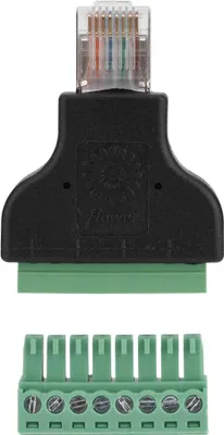 Produktbild von DVR-Ethernet-Anschluss RJ45-Buchse auf 8-poligen Schraubanschluss