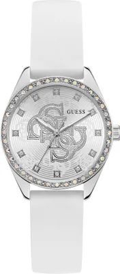 Produktbild von Guess Damen Uhr Armbanduhr AVA GW1042L1 Silikon