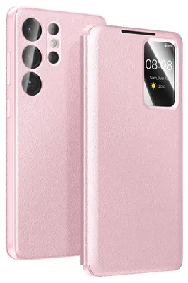 Produktbild von Avizar, Smart View Etui mit Kartenfach für Galaxy S26 Ultra, Rosa