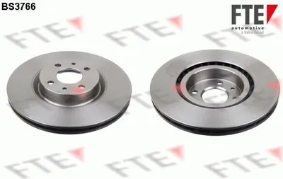 Produktbild von 2x FTE Bremsscheibe 9072112 vorne für FIAT BRAVO II (198) Doblo Cargo (223_)
