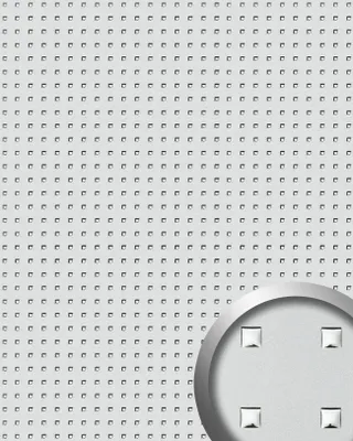 Immagine prodotto di Wallface 10053 3D Quad Wall Panel Quadrato Decor Design Wall Panel Autoadesivo Argento | 2,60 Qm