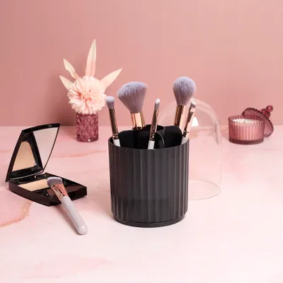 Produktbild von 6 Make-up-Pinsel mit drehbarem Aufbewahrungsfach