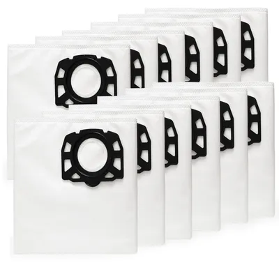 12 Staubsaugerbeutel für Kärcher WD4-WD6, MV4-MV6